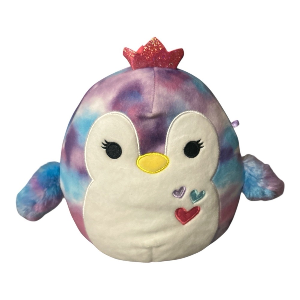 Squishmallows Tomara Penguin 5" Valentine Hearts Plush Kellytoy Stuffed Toy